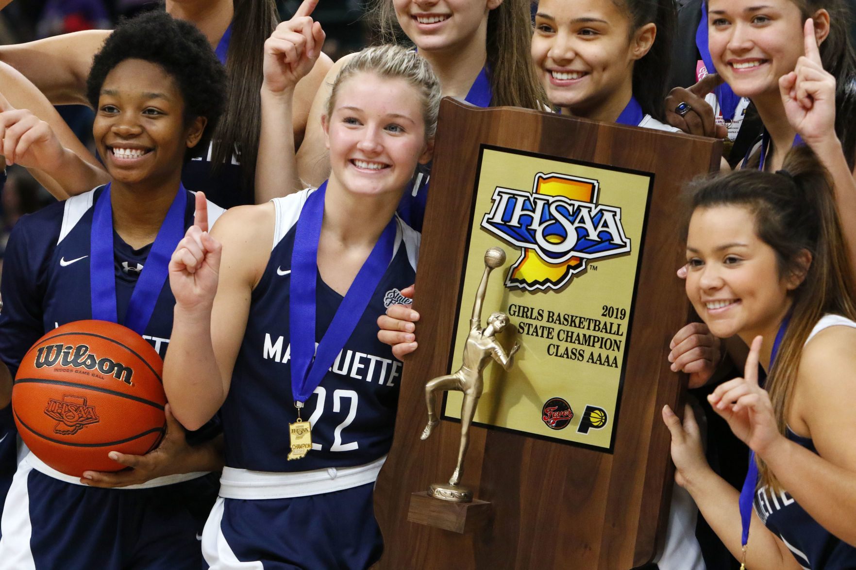 Gallery: Marquette Catholic vs. Vincennes Rivet in Class A championship
